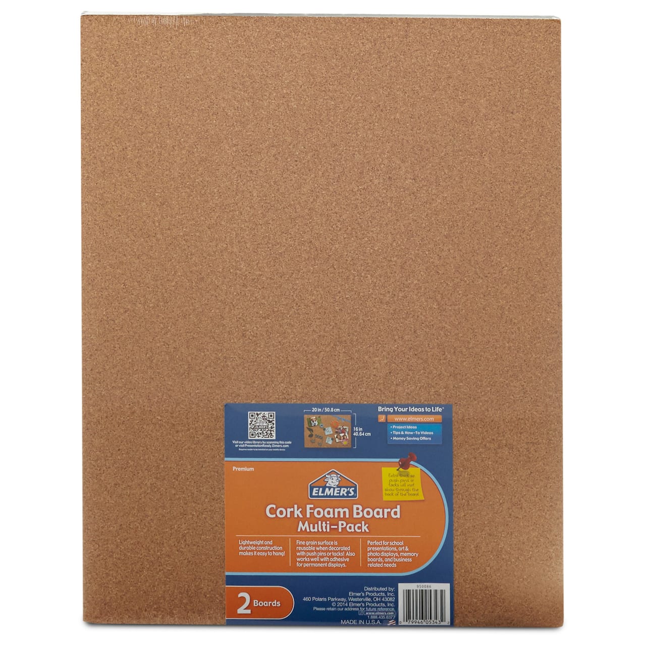 Elmer's® Cork Foam Board 2ct., 16 x 20